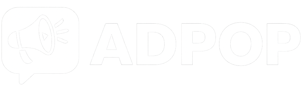 Adpop AI Ad Agency Logo